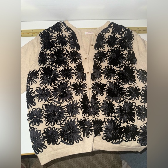 Francis Valentine Darling Cotton Cashmere Cardigan - Picture 2 of 3